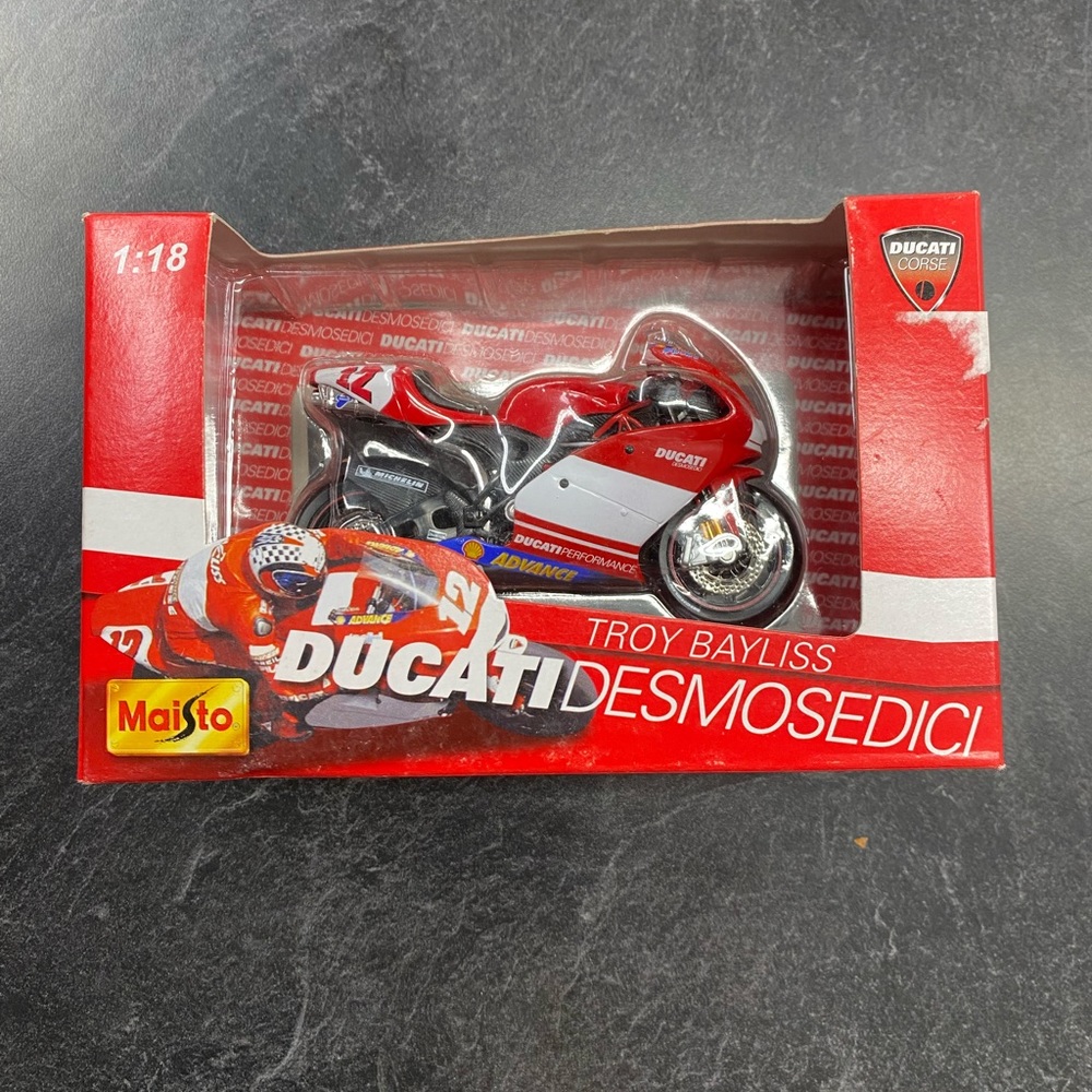 Ducati Desmosedici collectors toy bike
